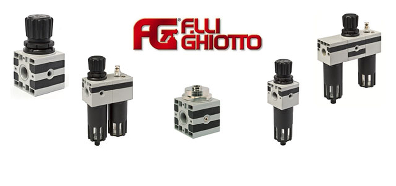 FG, Fratelli Ghiotto, Regulator, Filter Regulator, FR, Filter Regulator Lubricator, FRL