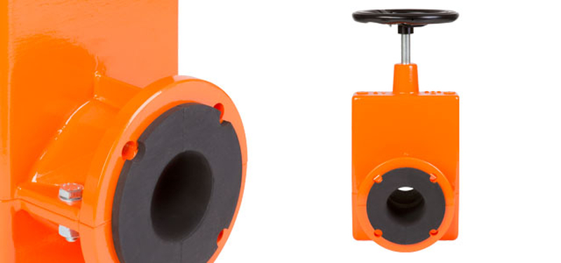 AKO, AKO pinch valve, OV series, Type M, Type P, Type PA2, handwheel operated, cylinder operated