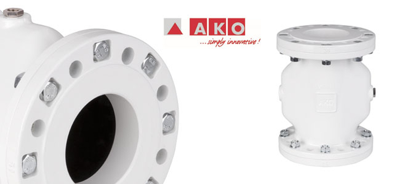 AKO, VF, VF series, aluminium, aluminum, pinch valve, flange